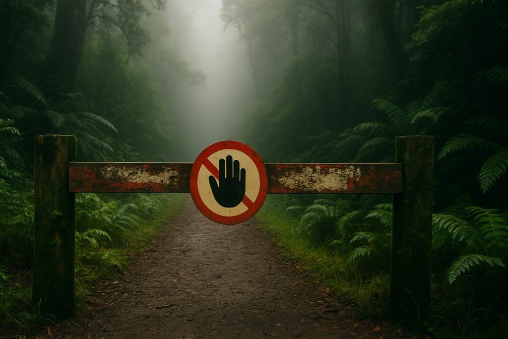 A new rāhui has just been placed over this bush valley – but no public reason was given