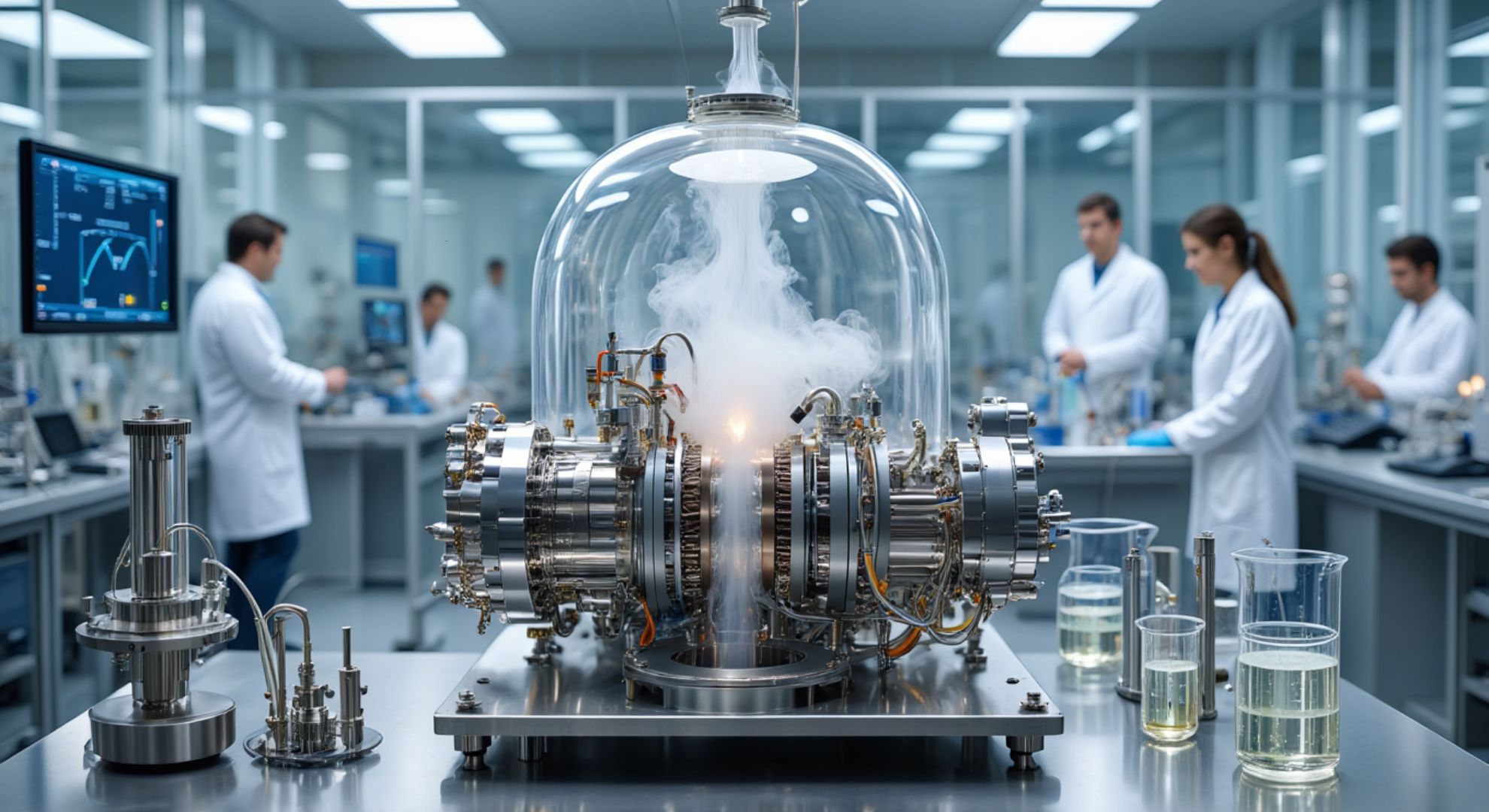 The first zero emission combustion engine in the world 440 horsepower and only water vapor