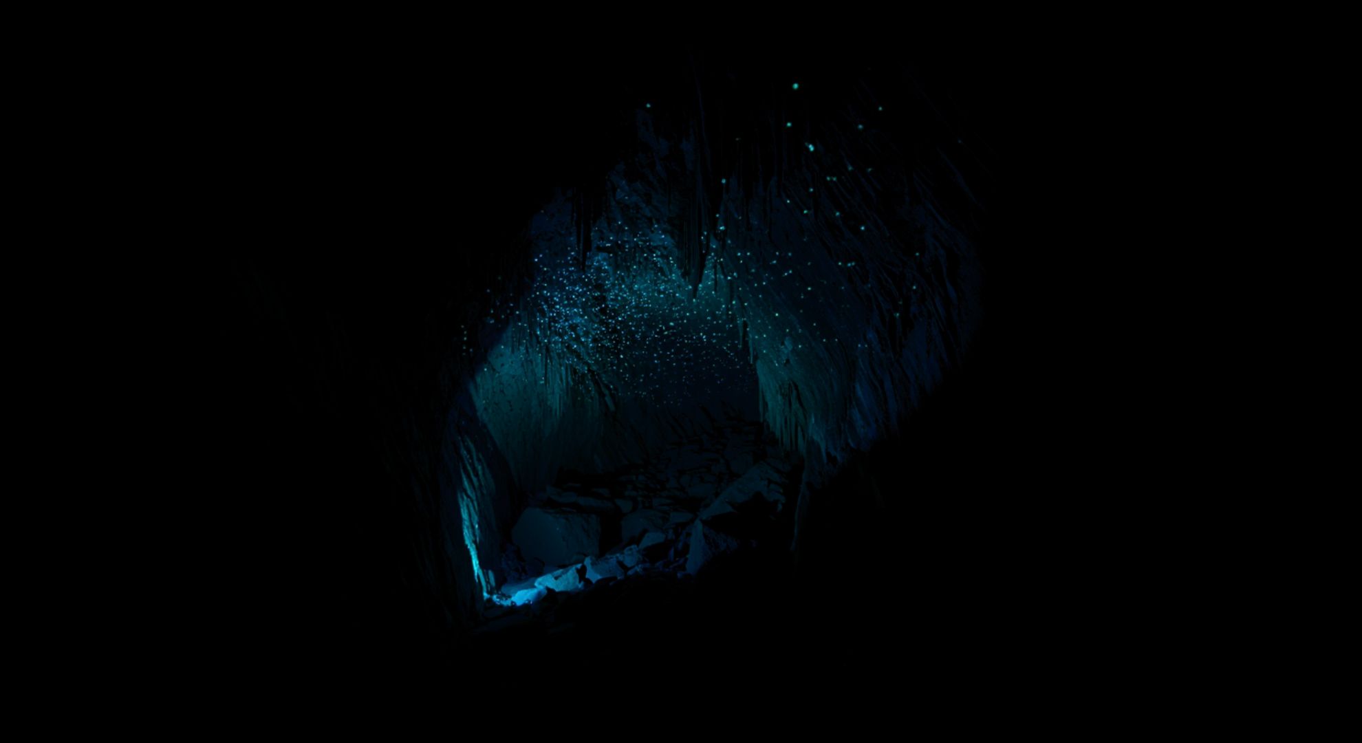 This cave near Rotorua glows at night and few people know how to reach it