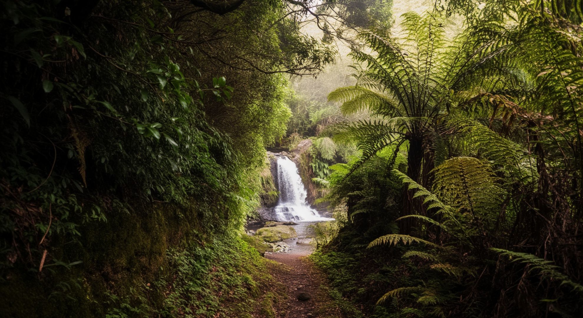 This forgotten waterfall in the Coromandel attracts almost no visitors even in summer