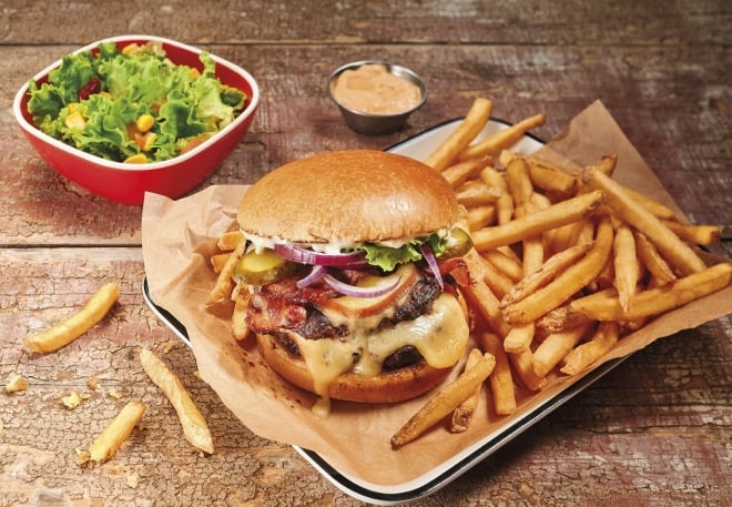 Le burger raclette Buffalo Grill