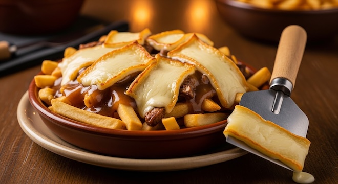 poutine à la raclette