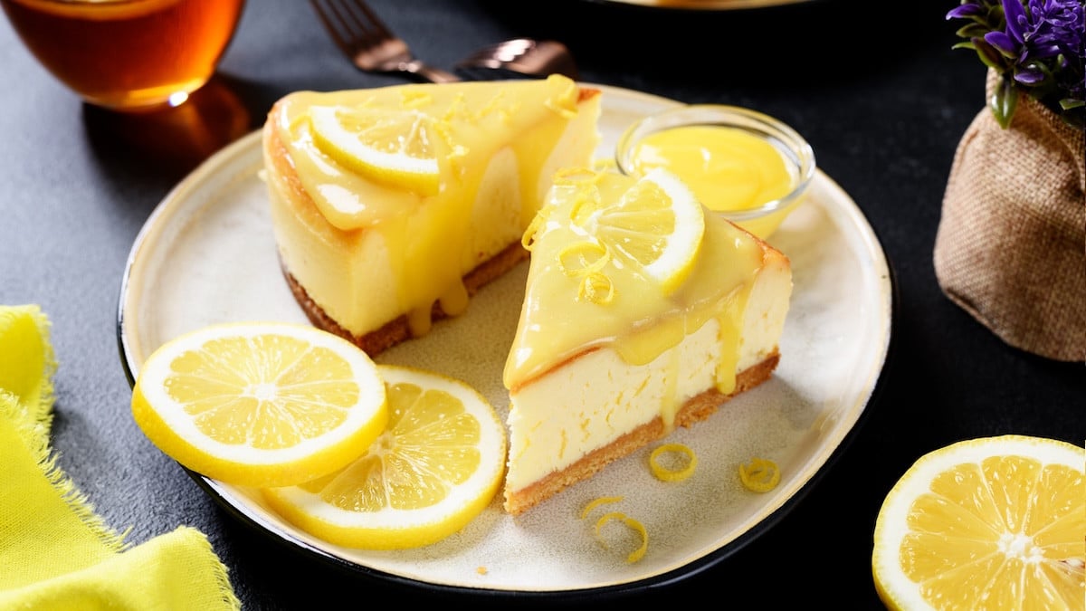 No-Bake Lemon Cheesecake Recipe for 6 Servings