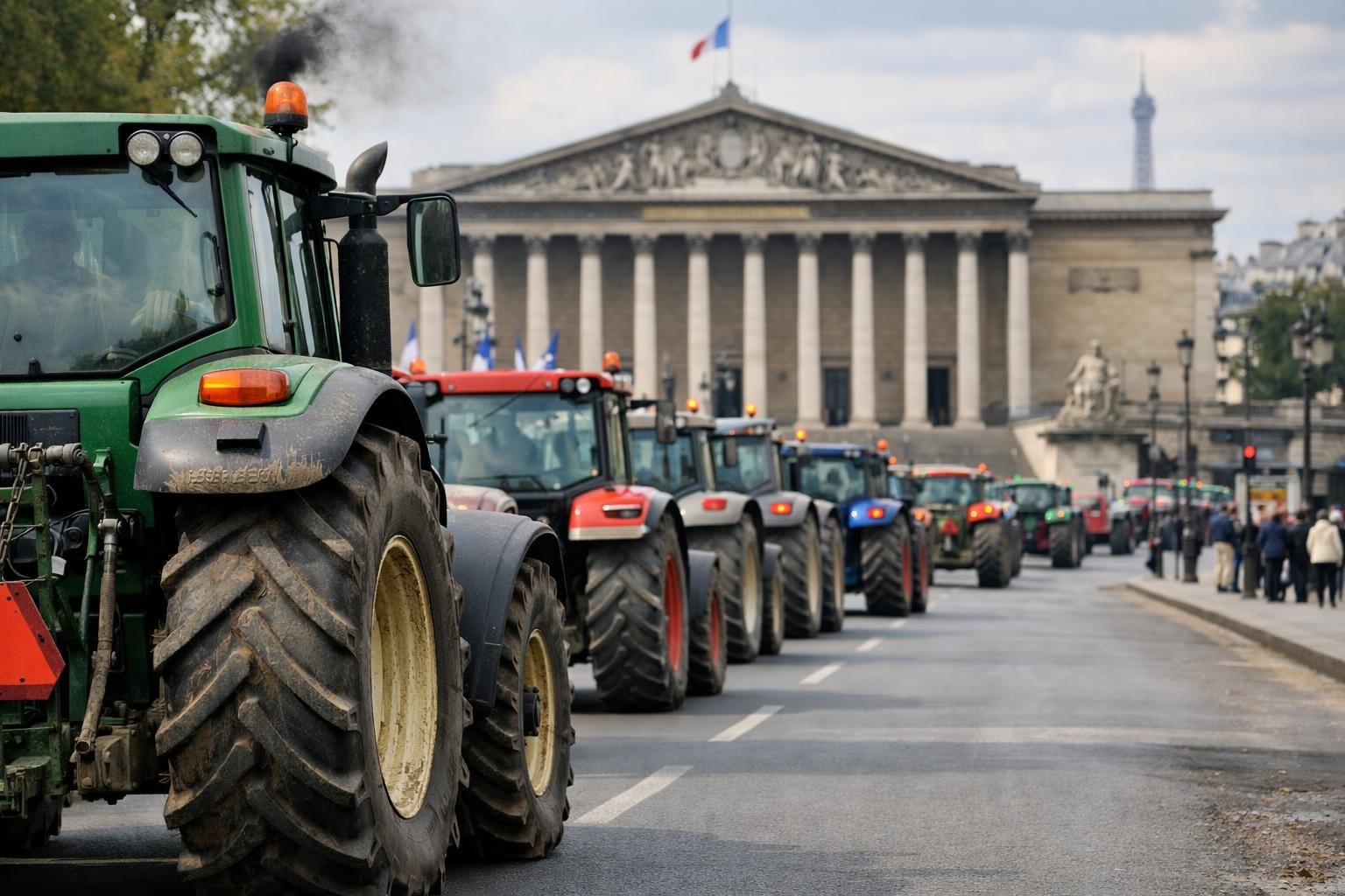ʼFarmers have had enoughʼ: a tractor convoy heads to Parliament over new regulations