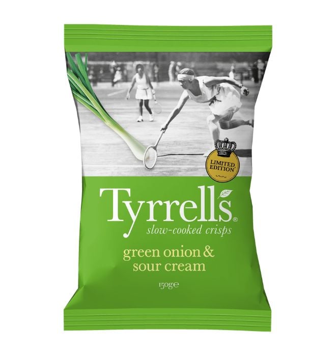 les nouvelles chips green onion & sour cream Tyrrells
