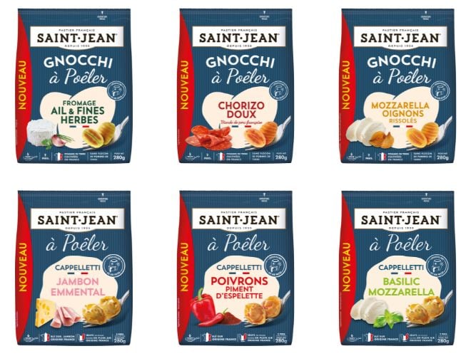 les 6 nouvelles recettes de gnocchis et cappelletti à poêler Saint Jean