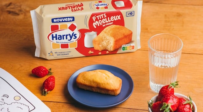 nouveau goûter Petit Moelleux au Yaourt Harrys