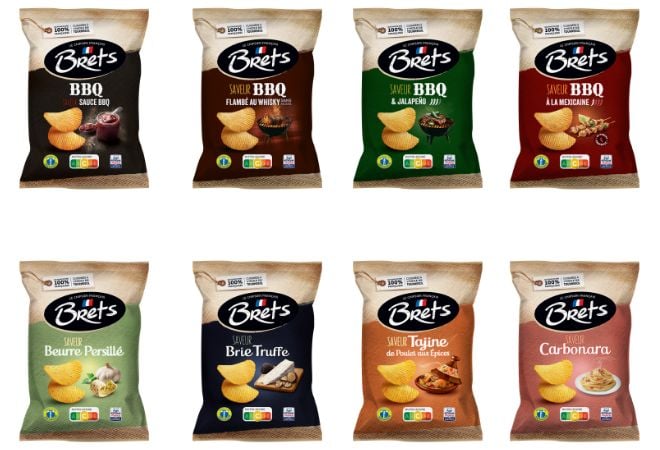 les 8 nouvelles saveurs de chips Brets