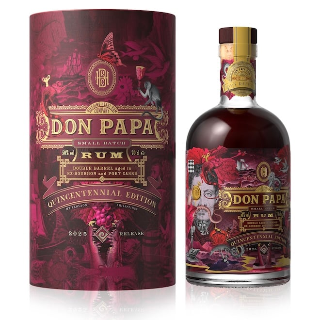 bouteille de rhum Don Papa édition limitée Port QuincentennialÂ