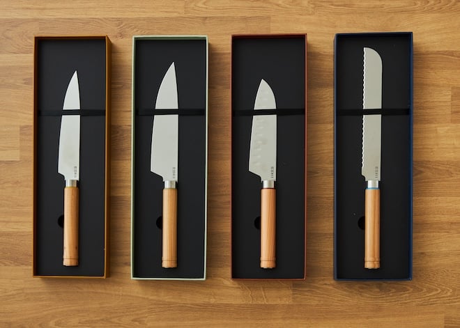 la collection de couteaux artisanaux ETCH