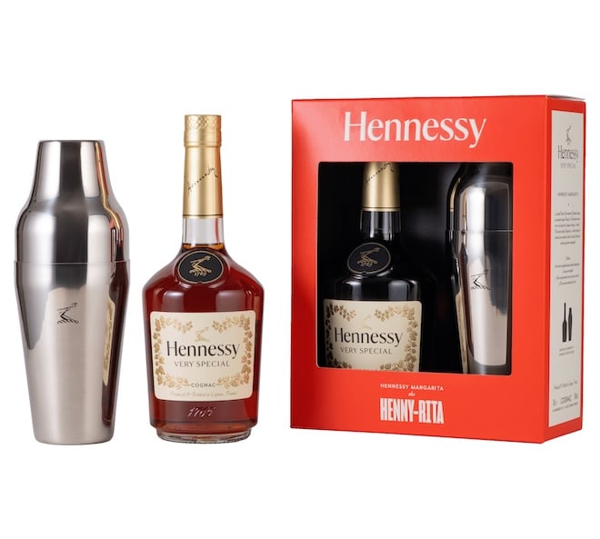 coffret de cognac Hennessy V.S pour faire le cocktail Henny Rita