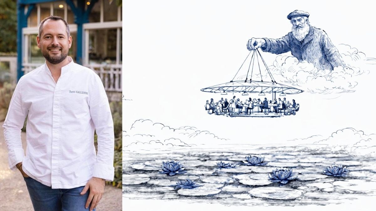 Michelin-Starred Chef David Gallienne Imagines a Gastronomic Experience 50 Meters Above Ground