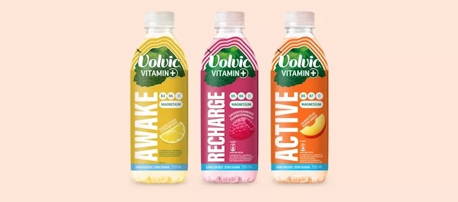 la nouvelle gamme Volvic Vitamin +