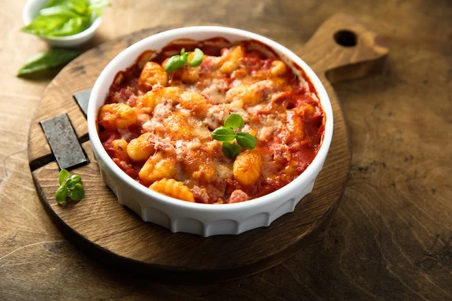 Gnocchis healthy aux tomates cerises et au thon