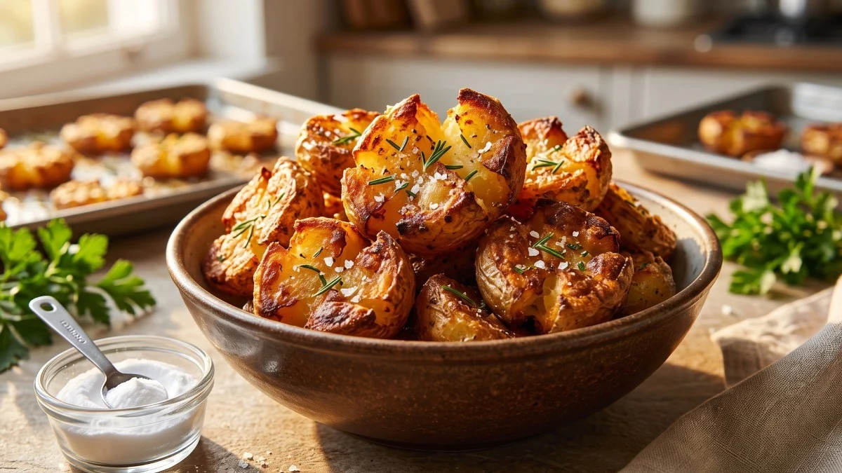 Crispy Oven-Baked Potatoes: Add This Ingredient to the Cooking Water to Make Them Crispier